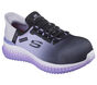 Skechers Slip-ins Work: Tilido - Ombray, ZWART / PURPER, large image number 4