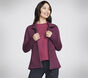 GO SNUGGLE Jacket, BOURGONDIë / ROZE, large image number 0