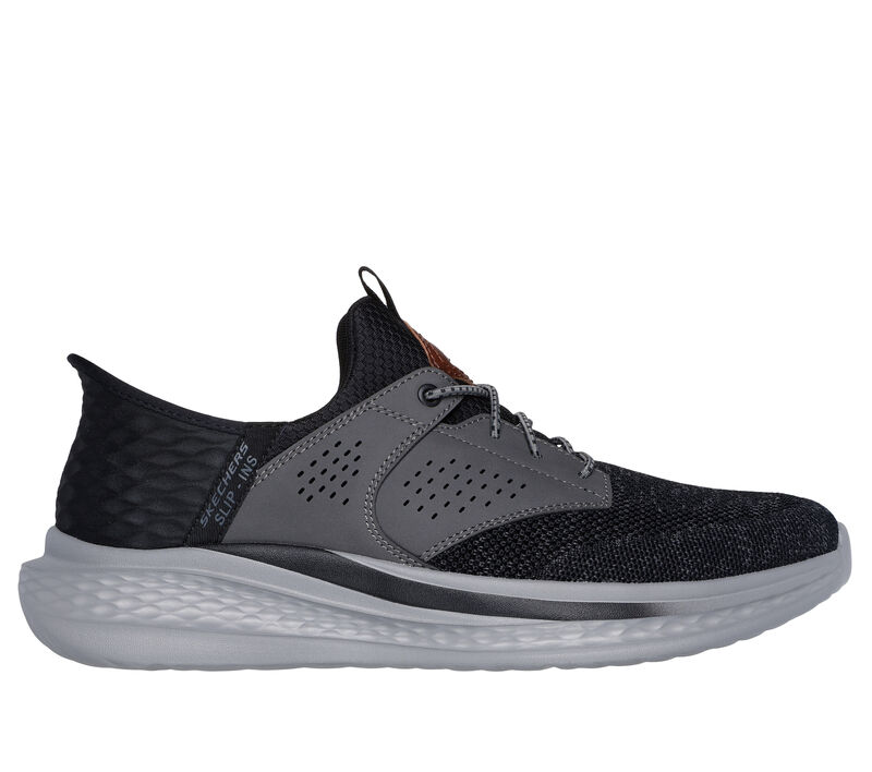 Skechers Slip-ins Relaxed Fit: Slade - Caster, ZWART / GRIJS, largeimage number 0