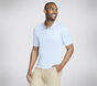 Skechers Off Duty Polo, BEIGE / BLEU CLAIR, large image number 2