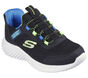 Skechers Slip-ins: Bounder - Brisk-Burst, ZWART / BLAUW / LIMOEN, large image number 4