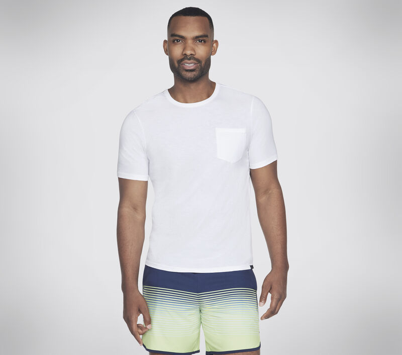 SKECH-BREEZE Slub Pocket Tee, WIT, largeimage number 0