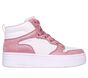 Court High - Shine Kicks, BLANC / ROSE, large image number 0