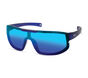 Matte Wrap Sunglasses, BLAUW, large image number 0