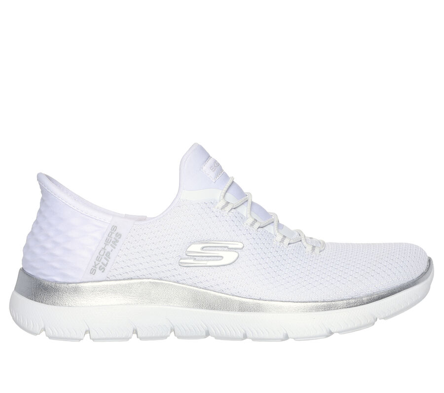 Skechers Slip-ins: Summits - Diamond Dream, WIT / ZILVER, largeimage number 0