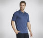 Skechers Off Duty Polo, BLEU MARINE, large image number 2