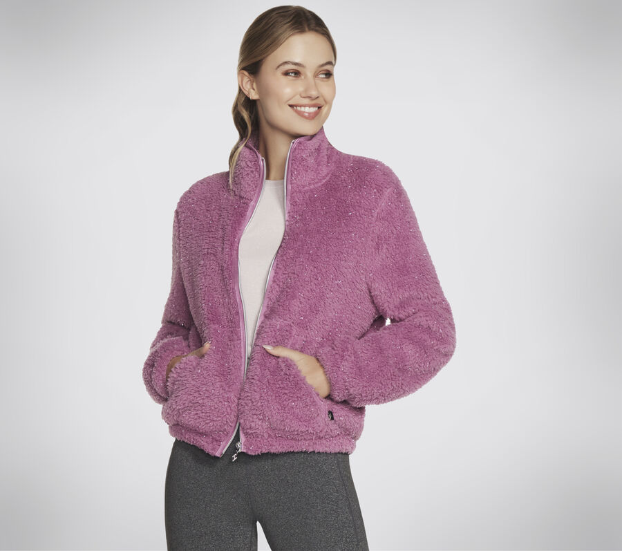 GO SNUGGLE Sherpa Jacket, LICHT MAUVE, largeimage number 0