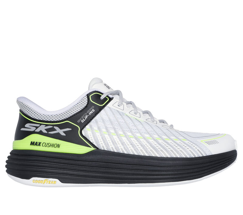 Skechers Slip-ins: Max Cushioning Suspension, WIT / ZWART, largeimage number 0