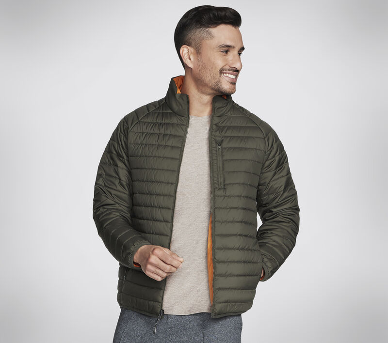 GO SHIELD Altitude Reversible Jacket, BRUN / OLIVE, largeimage number 0