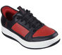 Skechers Slip-ins: Sport Court 92 - Distown, ZWART / ROOD, large image number 5