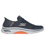 Skechers Slip-ins: GO WALK AF 2.0 - Simplicity 2, CHARCOAL / ORANGE, large image number 0