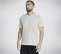 GO DRI Pima Signature V-Neck, WIT / TAUPE, large image number 2