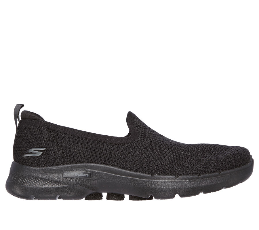 Skechers GOwalk 6 - Clear Virtue, ZWART, largeimage number 0