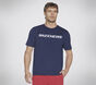 Strikethrough Tee, BLEU MARINE, large image number 0