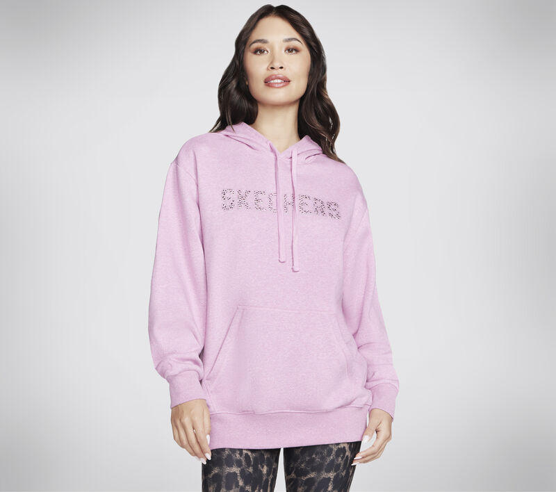 Skech-Sweats Shine Hoodie, LICHT MAUVE, largeimage number 0