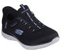 Skechers Slip-ins Waterproof: Summits - Best Choice, NOIR / BLEU CLAIR, large image number 4