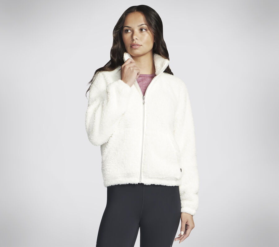 GO SNUGGLE Sherpa Jacket, OFF WHITE, largeimage number 0