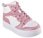 Court High - Shine Kicks, BLANC / ROSE, large image number 4