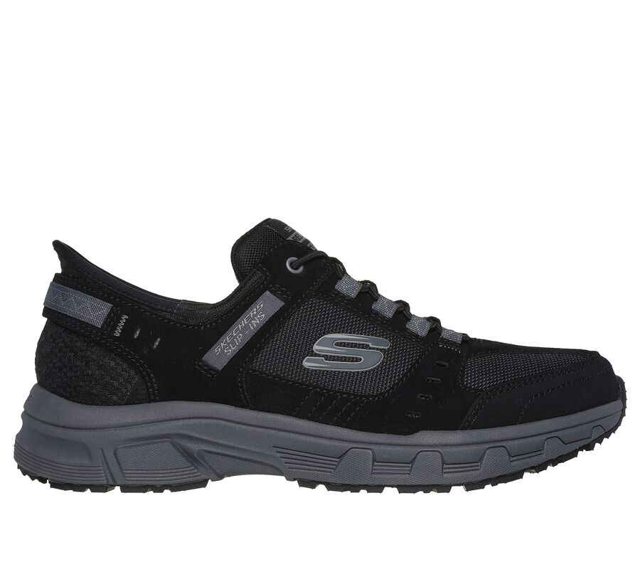 Skechers Slip-ins RF: Oak Canyon, ZWART / HOUTSKOOL, largeimage number 0