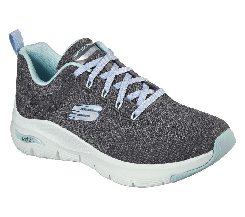 Skechers Arch Fit - Comfy Wave, HOUTSKOOL / TURKOOIS, largeimage number 0