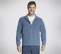 GO WALK Everywhere Full Zip Jacket, JEAN, large image number 0