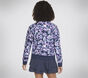 Misty Floral Reversible Jacket, BLAUW / LAVENDEL, large image number 1