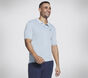 Skechers Apparel Off Duty Polo Shirt, BLEU CLAIR / BLANC, large image number 2
