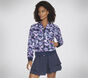 Misty Floral Reversible Jacket, BLAUW / LAVENDEL, large image number 3