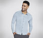 GO DRI Off Duty Button Down Shirt, DENIM, large image number 0