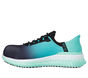 Skechers Slip-ins Work: Tilido - Ombray, NOIR / TURQUOISE, large image number 3