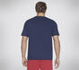 Strikethrough Tee, MARINE, large image number 1