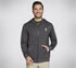 SKECH-KNITS ULTRA GO Full Zip Hoodie, GRIS ANTHRACITE, swatch
