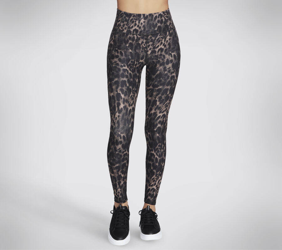 Diamond Brushed Cheetah High Waisted Legging, NATUURLIJK / TAUPE, largeimage number 0