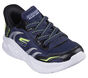 Skechers Slip-ins: Meteor-Lights - Brisk-Beams, MARINE / ZWART, large image number 4