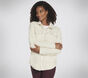 Sherpa Shacket, CREAM / WHITE, large image number 3