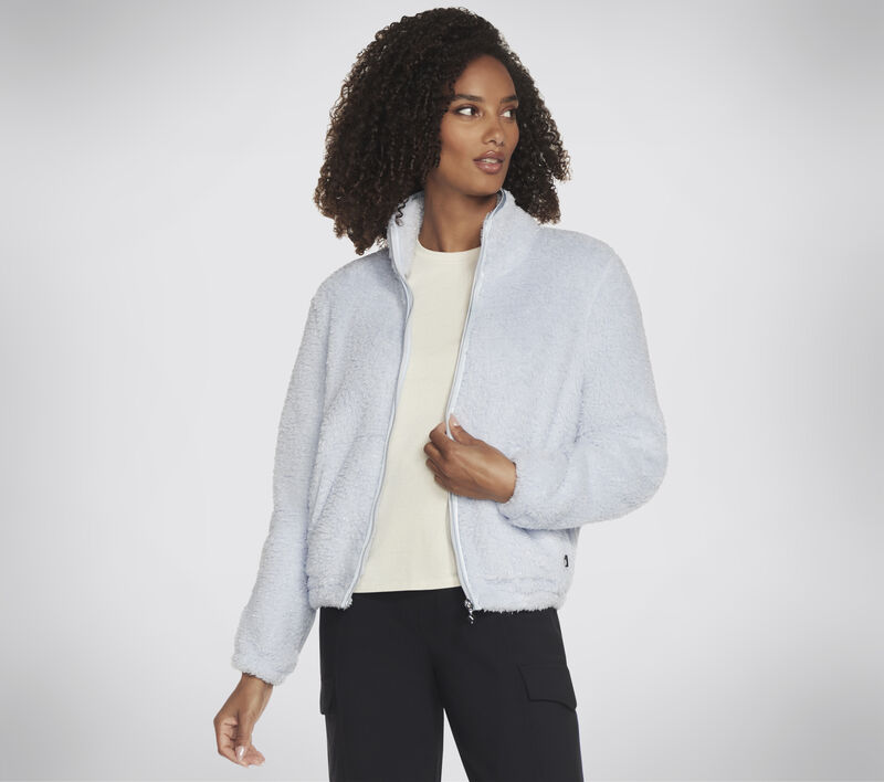 GO SNUGGLE Sherpa Jacket, BLAUW / ZILVER, largeimage number 0