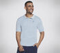 Skechers Apparel Off Duty Polo Shirt, BLEU CLAIR / BLANC, large image number 0