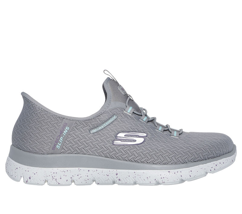 Skechers Slip-ins Waterproof: Summits - Best Choice, GRIJS / AQUA, largeimage number 0