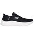 Skechers Slip-ins: GO WALK Flex - Grand Entry, ZWART / WIT, swatch