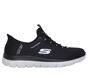 Skechers Slip-ins Waterproof: Summits - Best Choice, BLACK / LIGHT BLUE, large image number 0