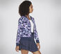 Misty Floral Reversible Jacket, BLAUW / LAVENDEL, large image number 2