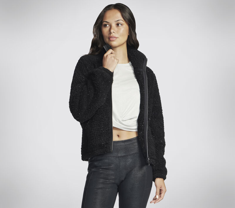 GO SNUGGLE Sherpa Jacket, NOIR, largeimage number 0