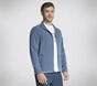 GO WALK Everywhere Full Zip Jacket, DENIM, large image number 2