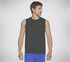 GO DRI Charge Muscle Tank, BLACK / CHARCOAL, swatch