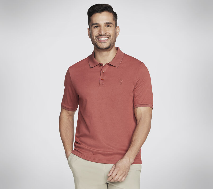 Skechers Off Duty Polo, BRICK, largeimage number 0